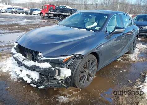 2021 Lexus Is 350 F Sport из США, поврежденный, VIN JTHGZ1E22M5021072